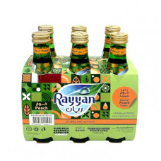 Rayyan Sparkling Water Peach Flavour 250Ml X 6S