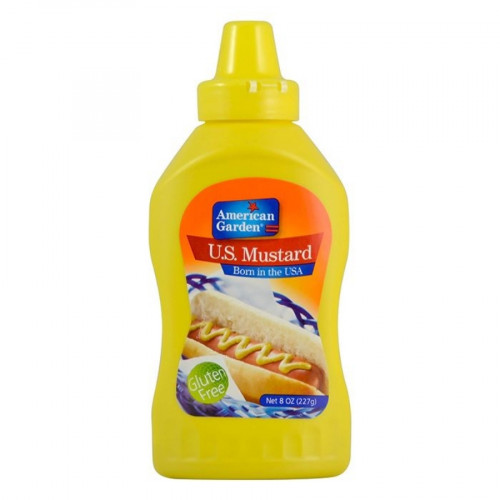 American Garden Yellow Mustard Sq 8Oz