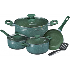 Homeway 8Pc Marble Cookware Set HW3700