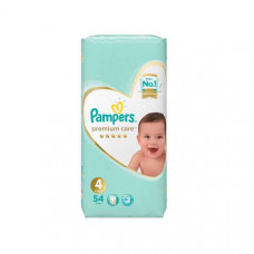 PampersÂ  Premium Care Diapers S4 54's