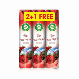 Airwick Aerosol Rose Air Freshner 300ml 2+1