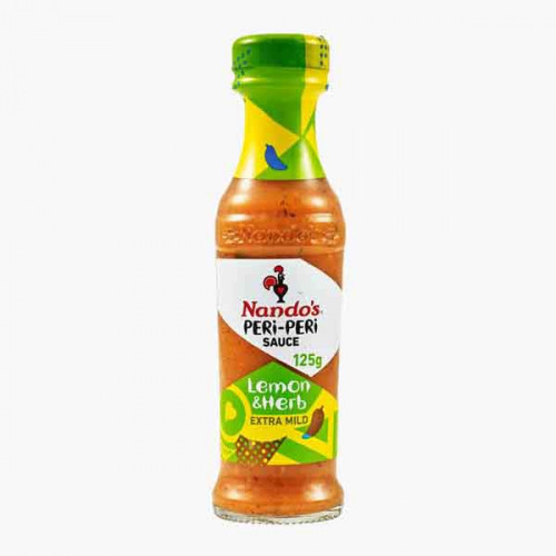 Nandos Peri Peri Bottle Lemon And Herb Sauce 125ml