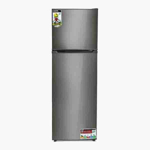 Geepas GRF-3207SSXXN Double Door Refrigerator 320L..