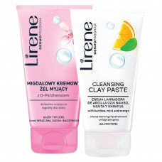 Lirene Face Wash Almond 150Ml+Clay Paste 150Ml