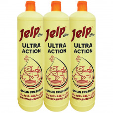 Jelp Lemon Clean Dish Wash Liquid 1Ltr X3S