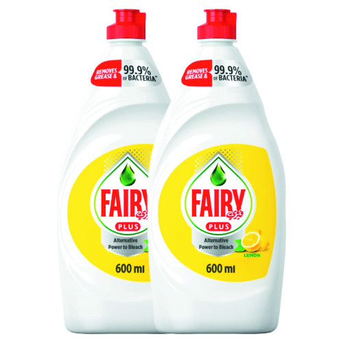 Fairy Plus Lemon 2X600Ml Fairy Plus Lemon 2X600Ml