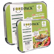 Foodpack Aluminium Cont Combo Set A185*6S+1120*6S