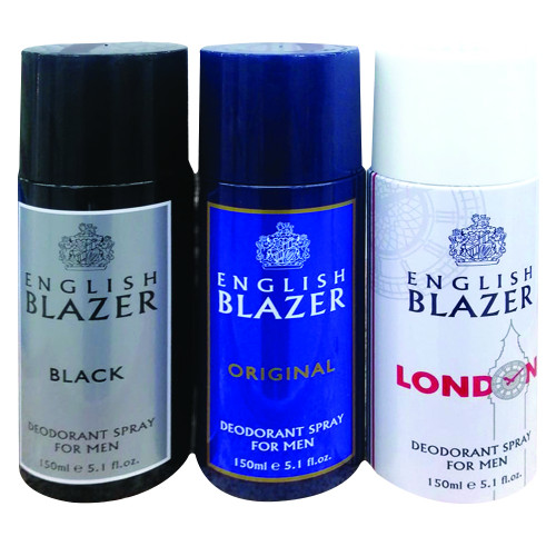 English Blazer Body Spray 3*150Ml Astd English Blazer Body Spray 3*150Ml Astd