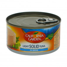 CALIFORNIA GARDEN BRINE FANCY LIGT MEAT TUNA 185GM