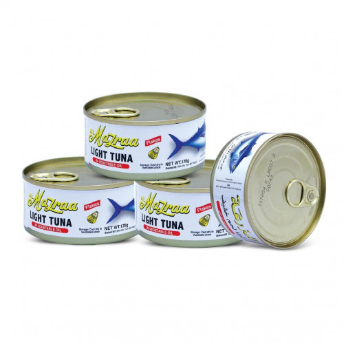 MAZRAA LM TUNA FLAKES IN VEG OIL 4X170GM VPACK MAZRAA LM TUNA FLAKES IN VEG OIL 4X170GM VPACK
