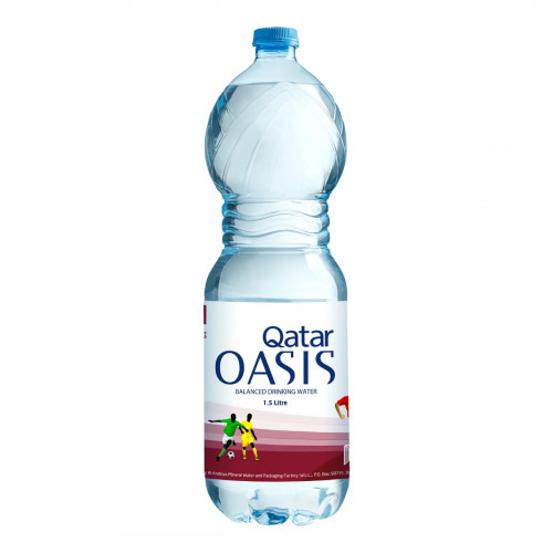 Qatar Oasis Drinking Water 1.5Litre -- قطر أوياسس شراب مياه 1.5لتر  Qatar Oasis Drinking Water 1.5Litre -- قطر أوياسس شراب مياه 1.5لتر