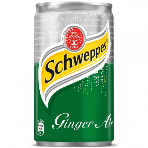 Schweppes Dry Ginger Ale 150m -- شويبس زنجبيل جافة ألي 150مل