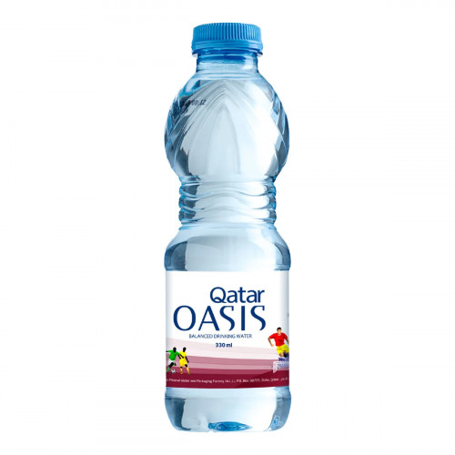 Qatar Oasis Balanced Drinking Water 40 x 330ml -- قطر أوياسيس شراب مياه 40*330مل