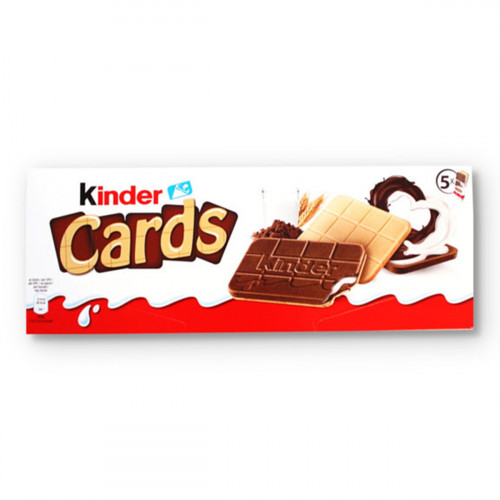 Kinder Cards Chocolate Biscuits  -- كيندير كاردس شوكولاتة بسكويتس