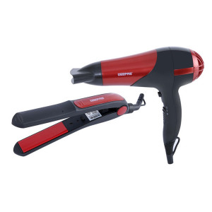 Geepas GHF86036 Hair Dryer+Hair Straightner -- جيب..