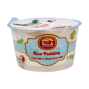 Baladna Rice Pudding 170g -- أرز بللحليب بلدنا 170..