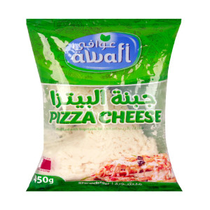 Awafi Shredded Mozzarella Pizza Cheese 450g -- جبن..