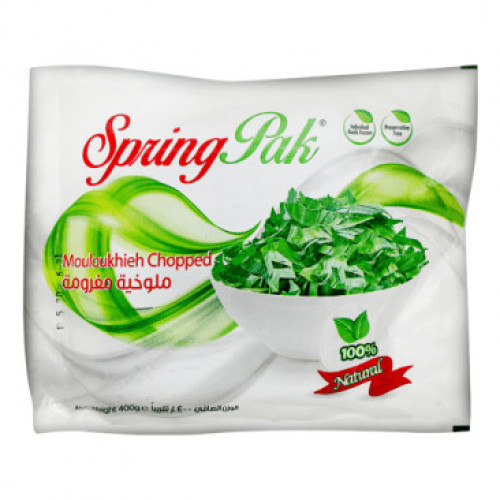 Spring Pak Chopped Molokhia 400gm -- سبرينج باك ملوخية مقطعة 400 جرام Spring Pak Chopped Molokhia 400gm -- سبرينج باك ملوخية مقطعة 400 جرام