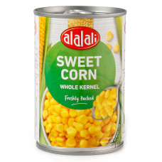 Al Alali Sweet Whole Kernel Corn 425g -- العلالي ذرة حلوة كاملة 425 جرام