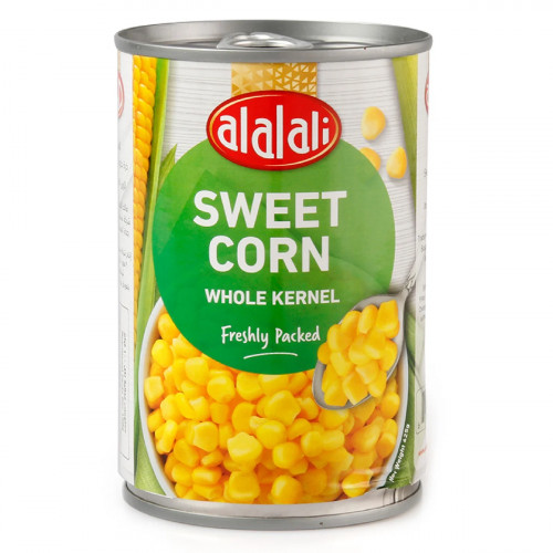 Al Alali Sweet Whole Kernel Corn 425g -- العلالي ذرة حلوة كاملة 425 جرام