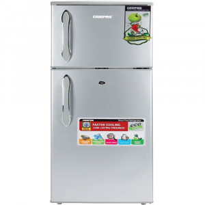 Geepas GRF1856SPN-185 Double Door Refrigerator 180..