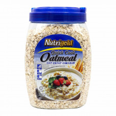 Nutrigold Quick Cook Oatmeal 1kg -- نوتريجولد قيوت كوكطبخ دقيق الشوفان1كج