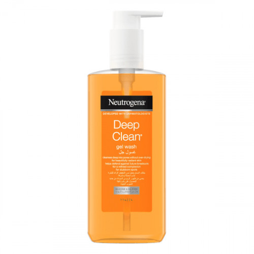 Nutrogena Deep Clean Face Wash 200ml -- نيوتروجينا ديب كلين غسول وجه 200 مل Nutrogena Deep Clean Face Wash 200ml -- نيوتروجينا ديب كلين غسول وجه 200 مل