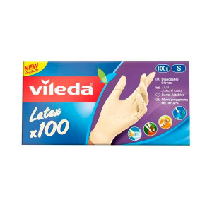 Vileda 2407 Gloves Sensitive L -- القفازات المنزلي..