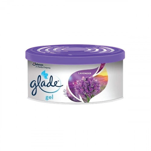 Glade Car Airfreshner Gel Lavender 70gm -- جليد جل معطر للسيارة باللافندر 70 جرام Glade Car Airfreshner Gel Lavender 70gm -- جليد جل معطر للسيارة باللافندر 70 جرام