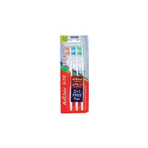 Anchor Hi-Tip Medium Tooth Brush 2+1 Free -- آنكور..