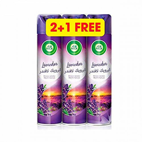 Airwick Air Freshener Lavender 300ml 2 + 1 Free -- ايرويك معطر للجو برائحة اللافندر 300 مل 2+1 مجاني Airwick Air Freshener Lavender 300ml 2 + 1 Free -- ايرويك معطر للجو برائحة اللافندر 300 مل 2+1 مجاني