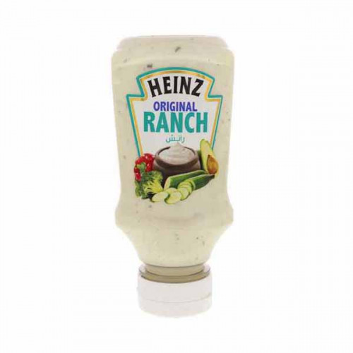 Heinz Original Ranch Dressing 225gm -- هاينز - صلصة الرانش للسلطة 225 جرام Heinz Original Ranch Dressing 225gm -- هاينز - صلصة الرانش للسلطة 225 جرام