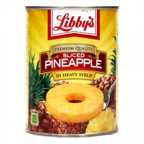 Libby's Sliced Pineapple 570gm --ليبيز شرائح اناناس 570 جم Libby's Sliced Pineapple 570gm --ليبيز شرائح اناناس 570 جم