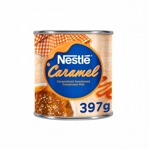Nestle Sweetened Condenced Milk Caramel 397gm -- نستلة حليب محلّي مكثف بالكراميل 397 جم Nestle Sweetened Condenced Milk Caramel 397gm -- نستلة حليب محلّي مكثف بالكراميل 397 جم