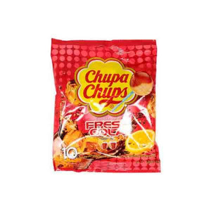 Chupa Chups Lollipops Fresh Cola 120gm -- مصاصه حل..