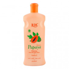 RDL Papaya Extract Whitening Hand & Body Lotion 600ml --ار دي ال- لوشن مبيض لليدين والجسم بخلاصة البابايا 600 مل