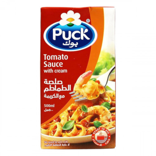 Puck Tomato Sauce with Cream 500ml --بوك - صلصة طماطم بالكريمة 500 مل Puck Tomato Sauce with Cream 500ml --بوك - صلصة طماطم بالكريمة 500 مل