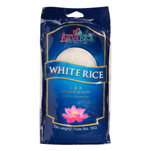Lotus White Rice 5kg -- لوتس أرز أبيض 5 كجم..